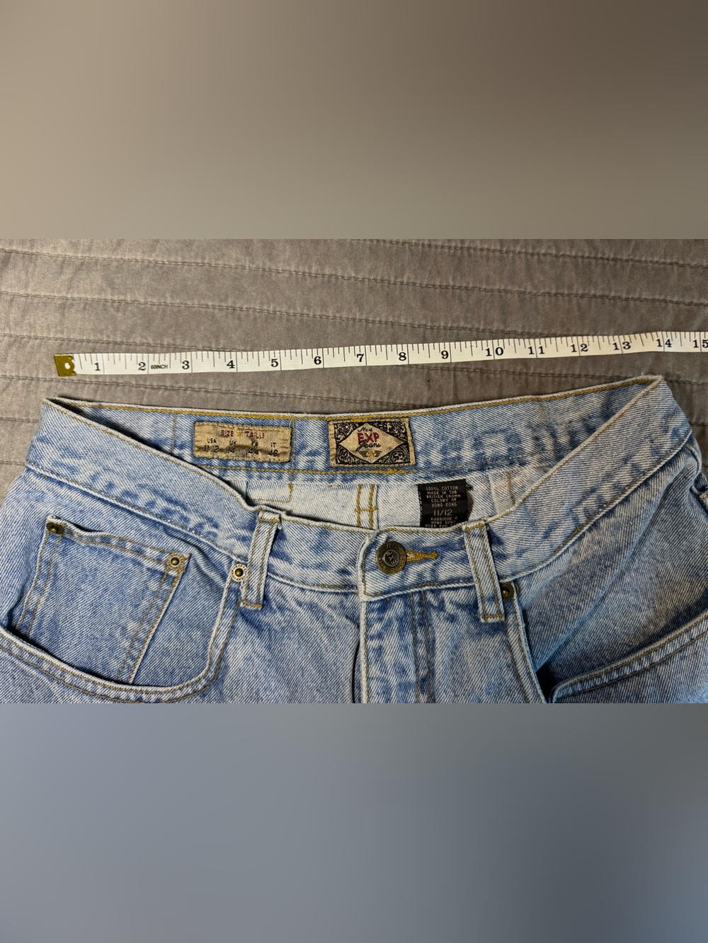 Vintage Express Y2K Light Blue Women’s 90’s Mom Jeans - Picture 6 of 10